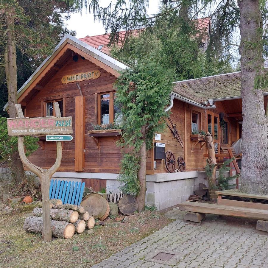 Apartment Am Hochwald Reinhardtsdorf-Schona Exteriör bild